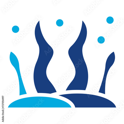 Seaweed icon vector image. Can be used for Ocean.