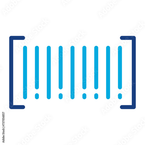 Barcode icon vector image. Can be used for Warehouse.