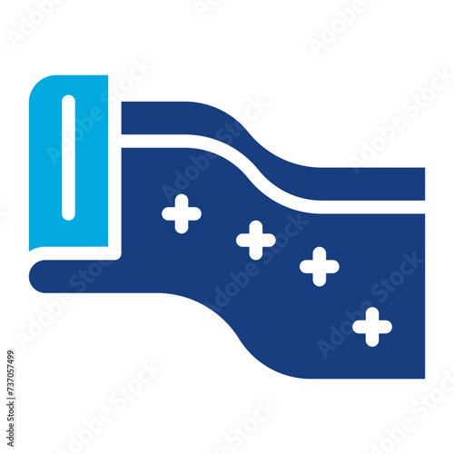 Silk icon vector image. Can be used for Fabric Features.