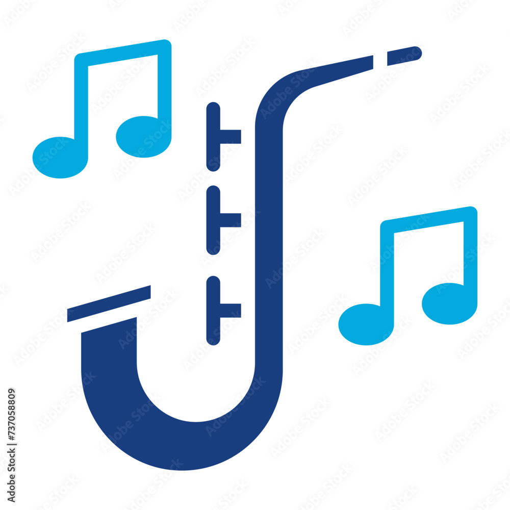 Jazz icon vector image. Can be used for Instrument. Jazz icon vector image. Can be used for Instrument.