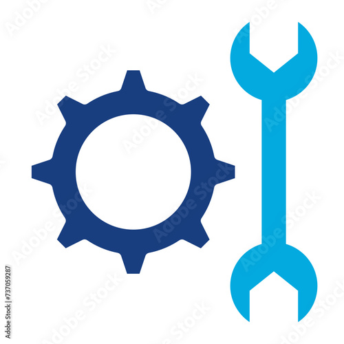 Maintenance icon vector image. Can be used for Manufacturing.