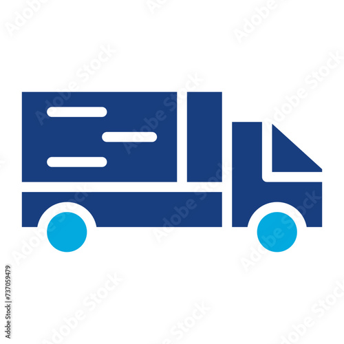 Truck icon vector image. Can be used for Manufacturing.