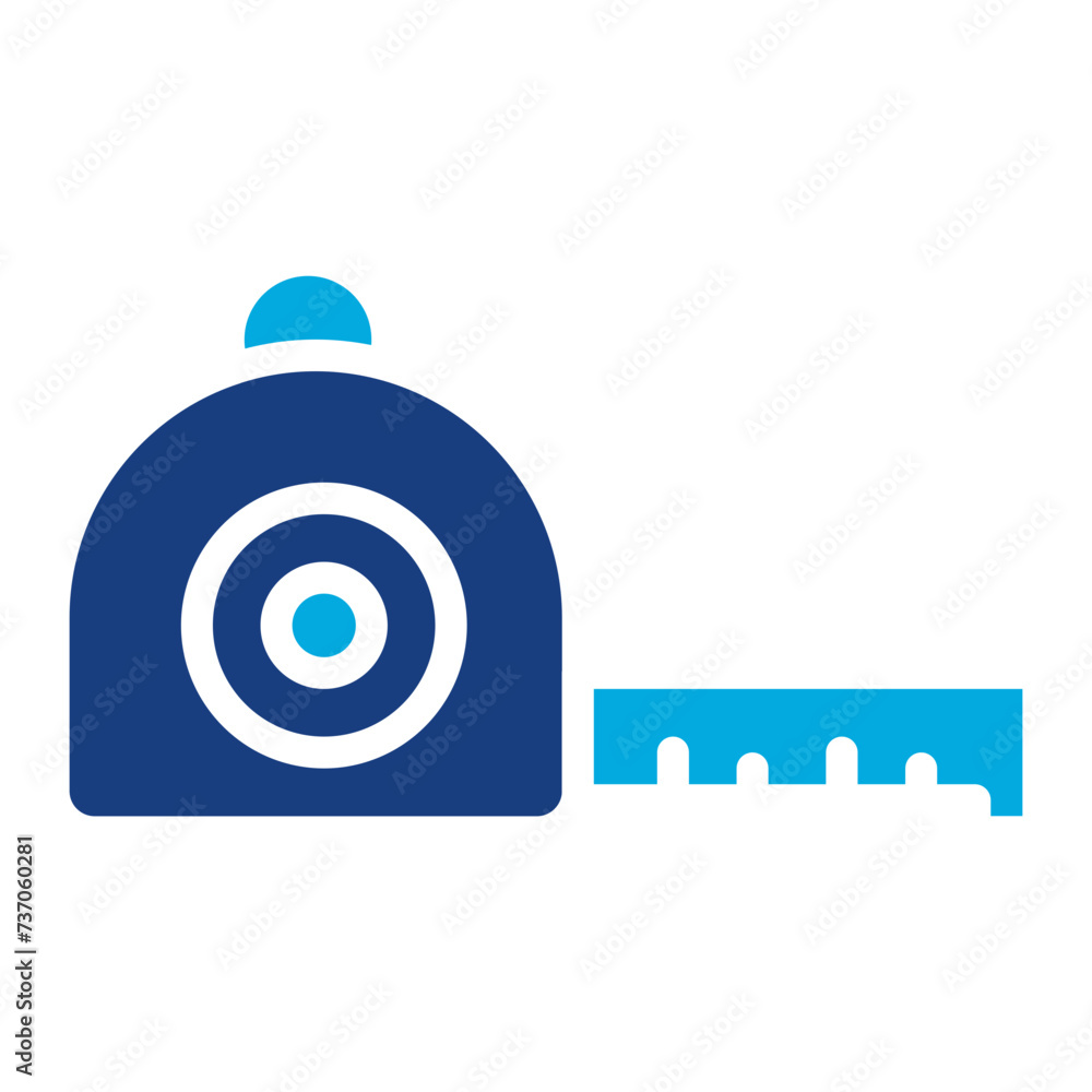 Measuring Tape icon vector image. Can be used for Shoemaker.