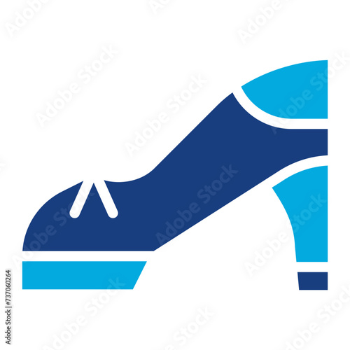 Heel icon vector image. Can be used for Shoemaker.