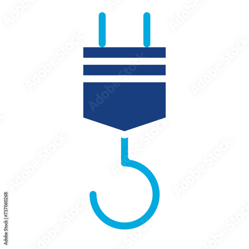 Hook icon vector image. Can be used for Shoemaker.