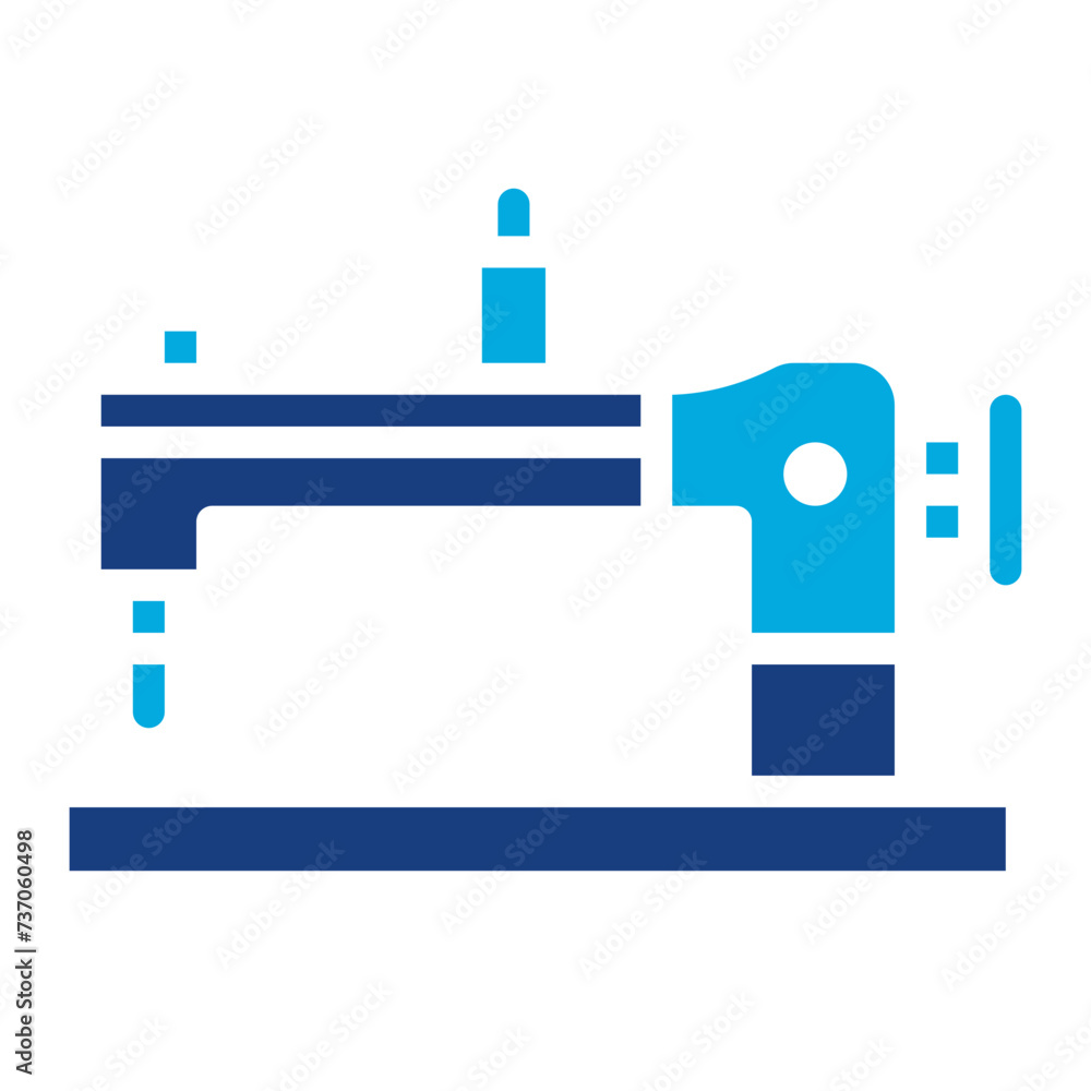 Obraz premium Sewing Machine icon vector image. Can be used for Shoemaker.