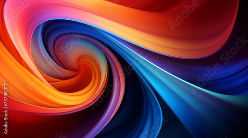 Dynamic Abstract Swirls in Motion Background