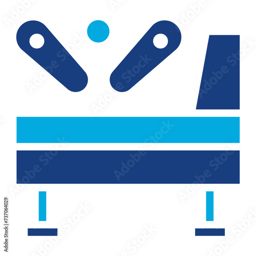 Pinball Games icon vector image. Can be used for Bowling.