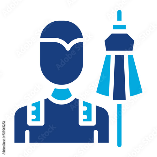 Fashion Designer icon vector image. Can be used for Diversity.