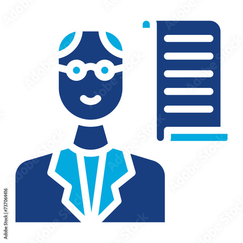 Historian icon vector image. Can be used for Diversity.
