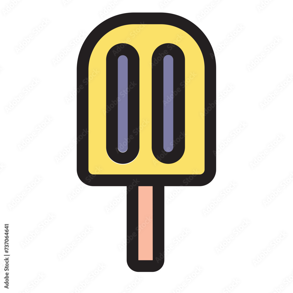 Bite Cream Dessert Ice Lolly Sweet Filled Outline Icon Bite Cream Dessert Ice Lolly Sweet Filled Outline Icon