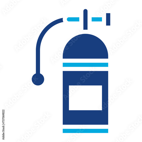 Diving Tank icon vector image. Can be used for Beach Resort.