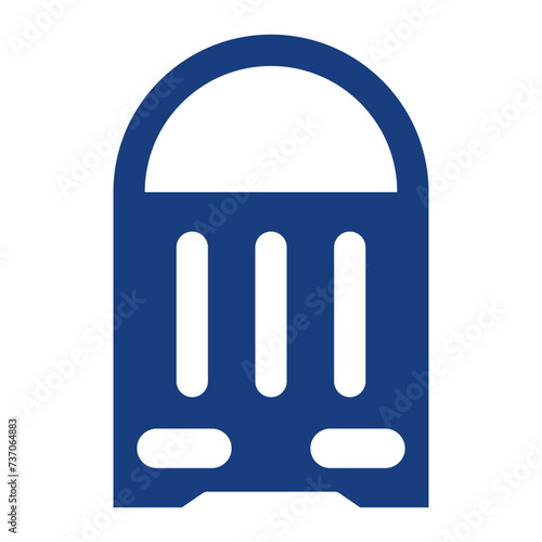 Kick Board icon vector image. Can be used for Beach Resort.