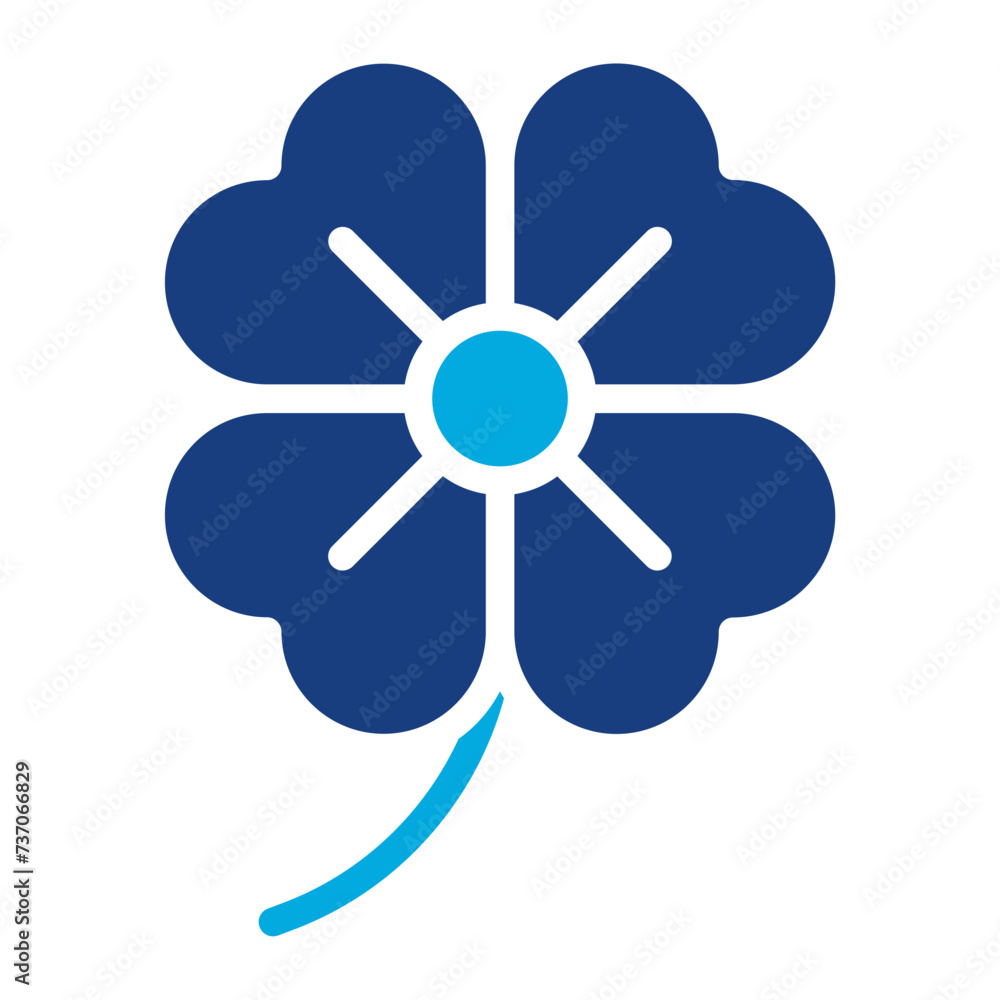 Clover icon vector image. Can be used for Casino. Clover icon vector image. Can be used for Casino.