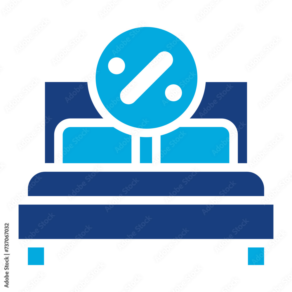 Discounted Rooms icon vector image. Can be used for Casino. Discounted Rooms icon vector image. Can be used for Casino.