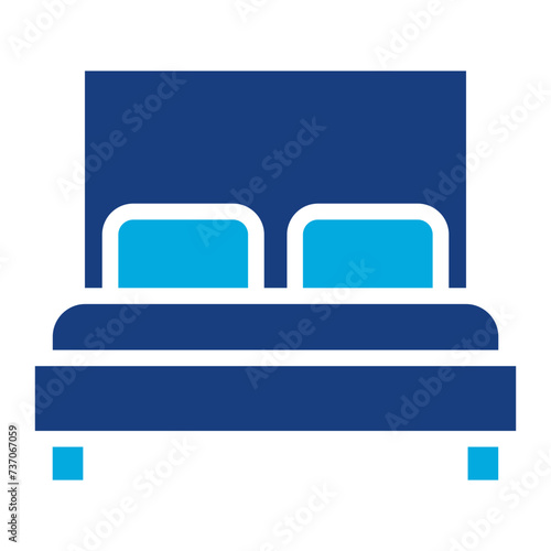 Free Hotel Room icon vector image. Can be used for Casino.