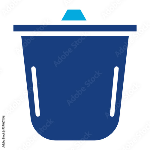Crucible icon vector image. Can be used for Mettalurgy.