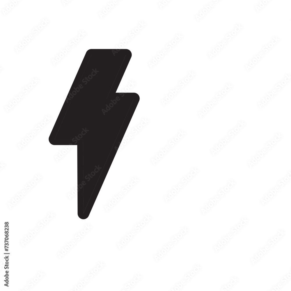 Climate Forecast Lightning Season Storm Thunder Weather Filled Outline Icon