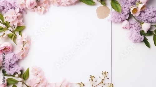 Notebook with flowers surrounding it © Media Srock