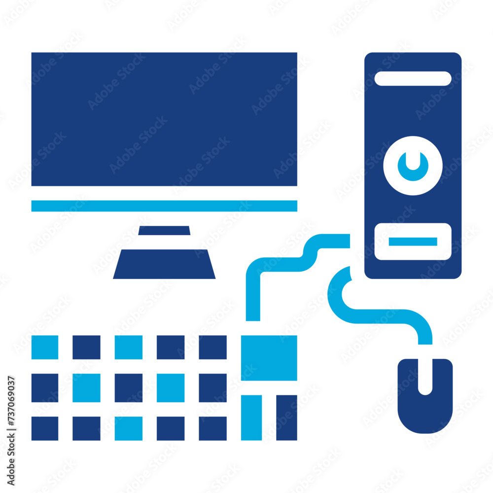 Computer icon vector image. Can be used for Retro. Computer icon vector image. Can be used for Retro.