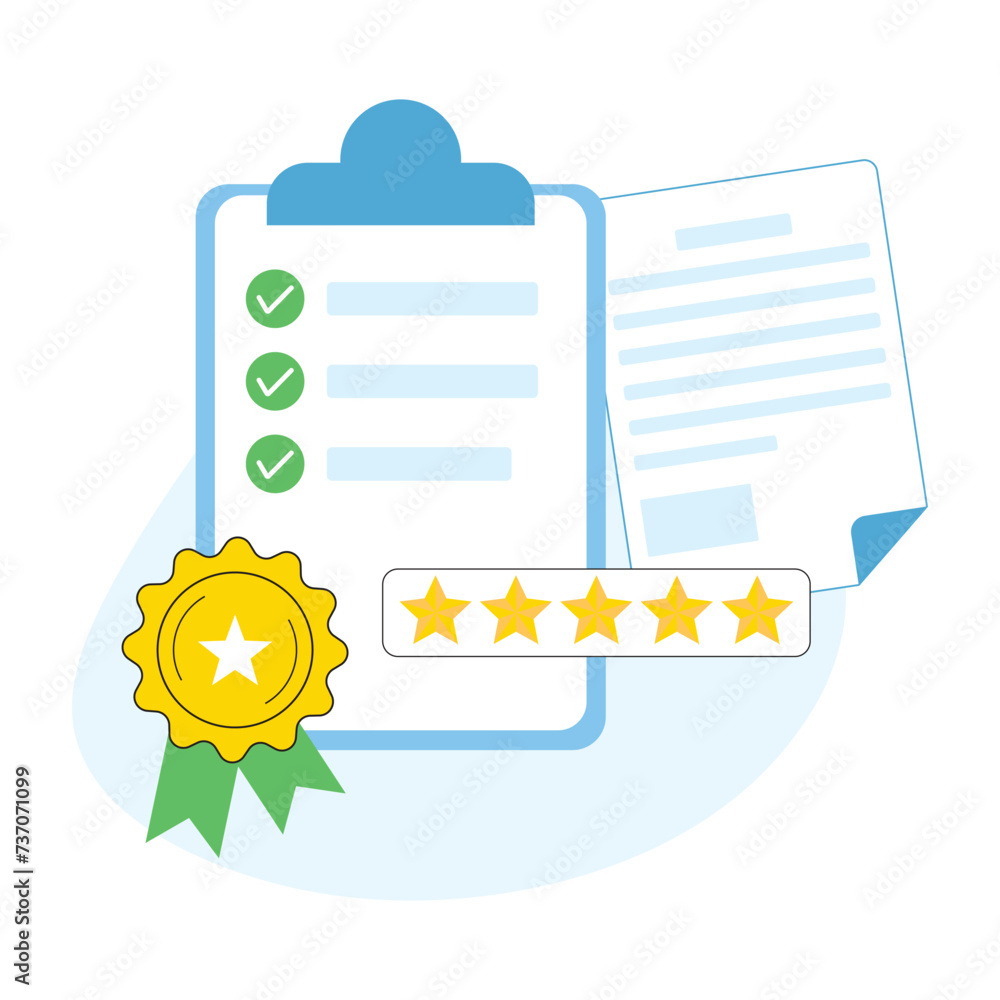 Certified Company Report and Rating illustration Certified Company Report and Rating illustration