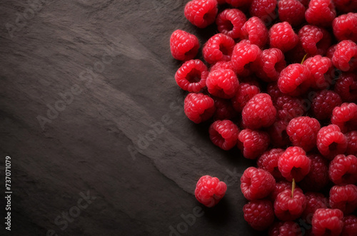red raspberry background