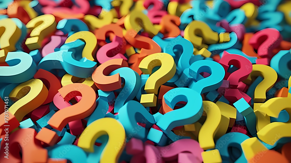 Question mark symbol, question mark that stimulates thinking Question mark symbol, question mark that stimulates thinking