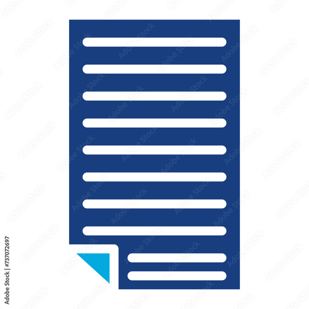 Sheet Of Paper icon vector image. Can be used for Printing. Sheet Of Paper icon vector image. Can be used for Printing.