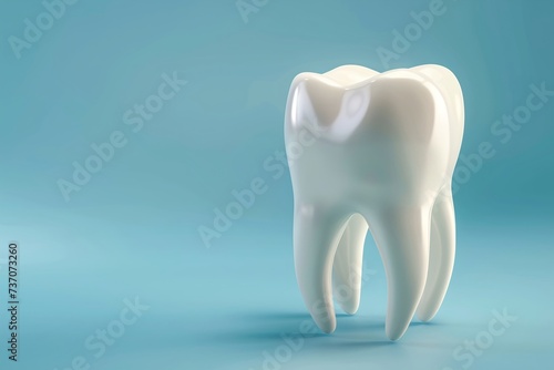 Ein Zahn und seine Wurzel