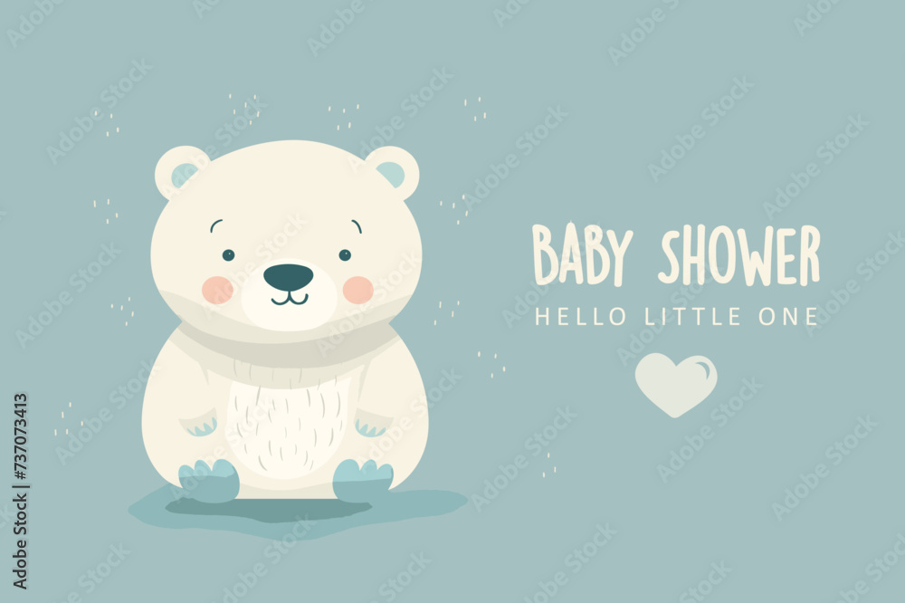 cute baby bear vector illustration cute baby bear vector illustration