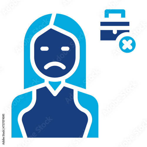 Unemployed icon vector image. Can be used for Homeless.