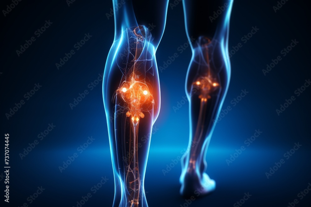 Problem Knee Sport Massage, Painful Leg Joint Problems and Tendon Inflammation Problem Knee Sport Massage, Painful Leg Joint Problems and Tendon Inflammation