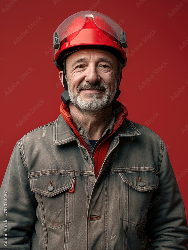Engineer worker male with smile face in professional background Engineer worker male with smile face in professional background