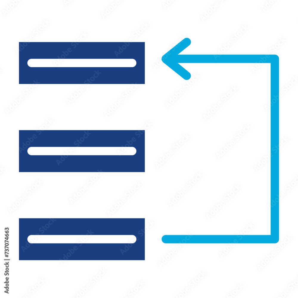 Reorder icon vector image. Can be used for Supply Chain.
