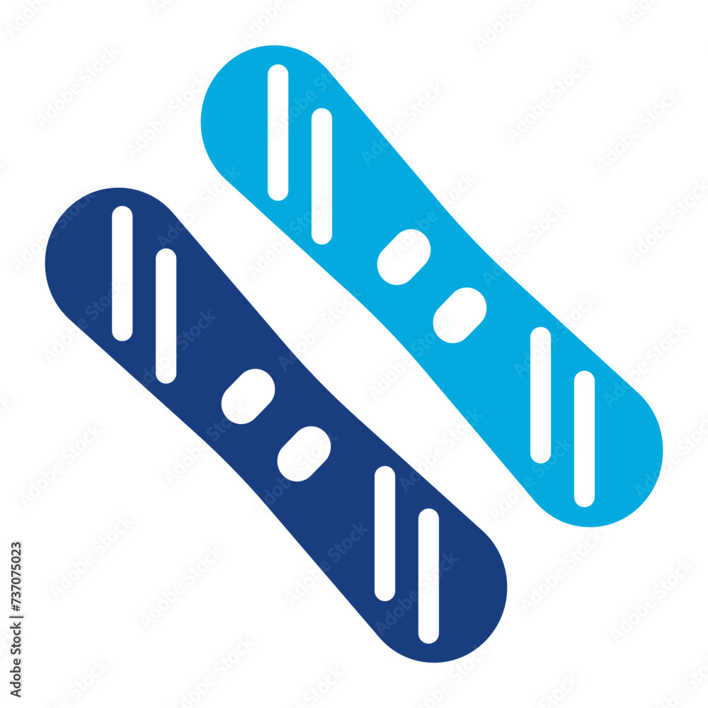 Snowboard icon vector image. Can be used for Ski Resort. Snowboard icon vector image. Can be used for Ski Resort.