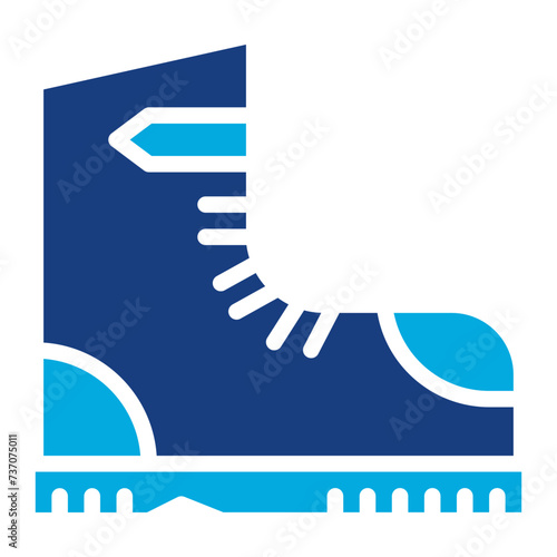 Snow Shoes icon vector image. Can be used for Ski Resort.