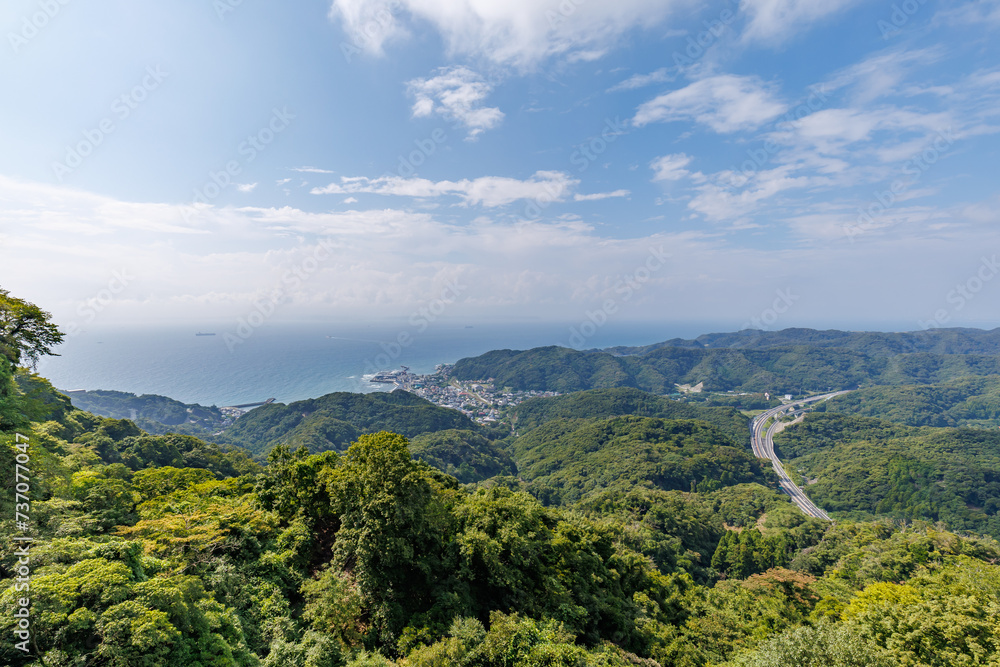 東京湾を望む風景