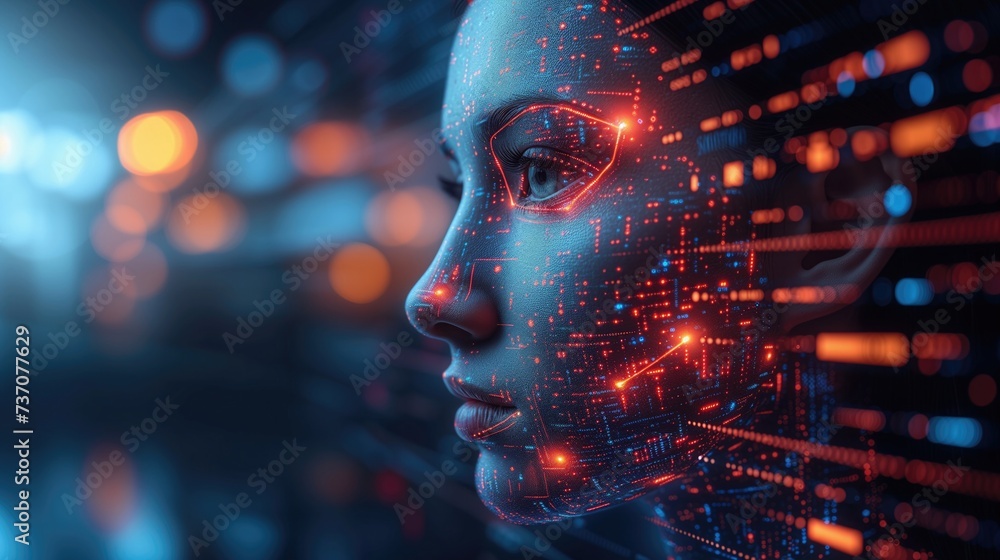 AI on marketing strategies with an image of marketers analyzing consumer data and trends using AI algorithms to tailor campaigns and reach target audiences more effectively AI on marketing strategies with an image of marketers analyzing consumer data and trends using AI algorithms to tailor campaigns and reach target audiences more effectively