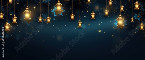 lantern background for ramadan kareem, photo