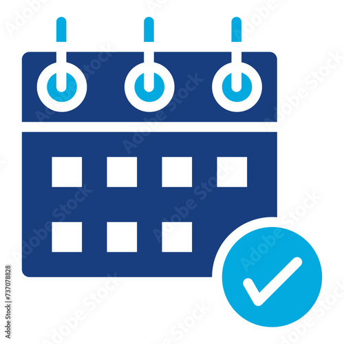 Business Calendar icon vector image. Can be used for Crisis Mangement.