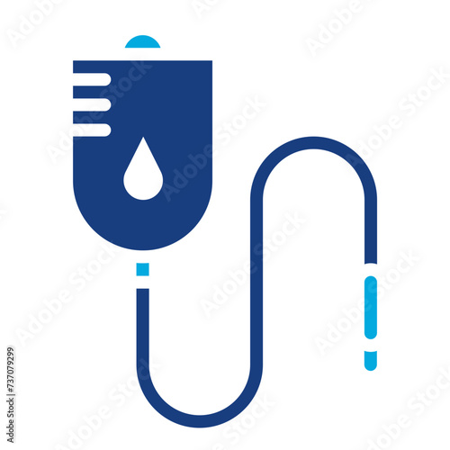 Blood Transfusion icon vector image. Can be used for Nursing.