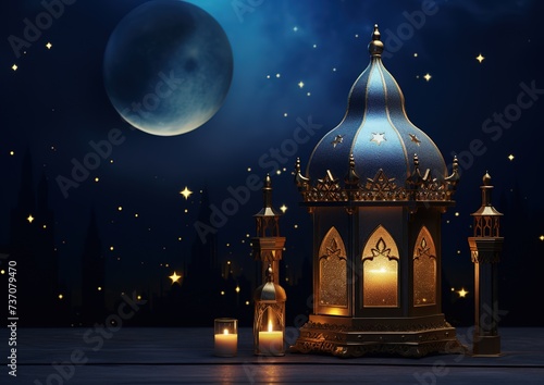 lantern background for ramadan kareem,