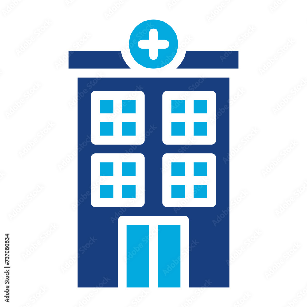 Rehab Clinic icon vector image. Can be used for Addiction. Rehab Clinic icon vector image. Can be used for Addiction.
