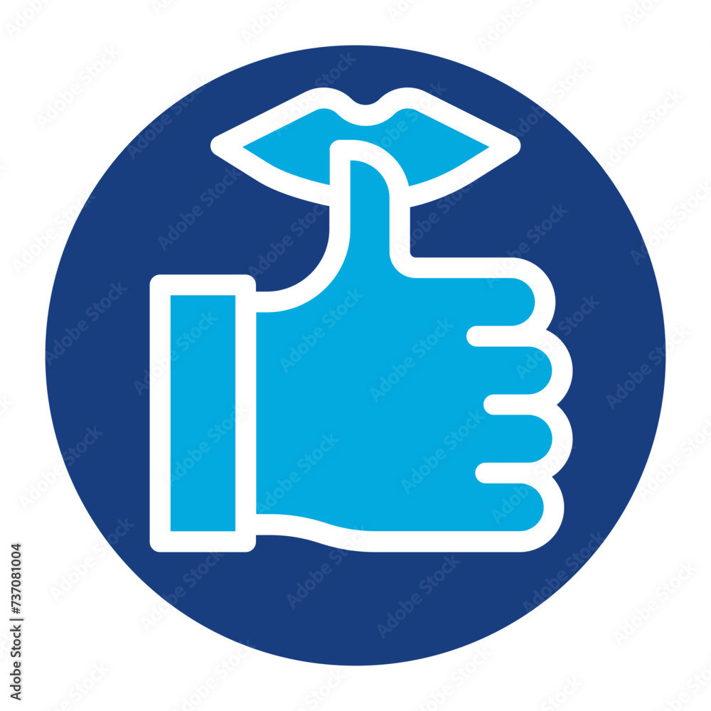 Thumb Sucking icon vector image. Can be used for Addiction. Thumb Sucking icon vector image. Can be used for Addiction.