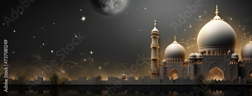 Islamic Background of Ramadan Kareem mosque photo