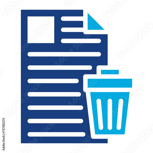 Data Erasure icon vector image. Can be used for Compliance And Regulation.