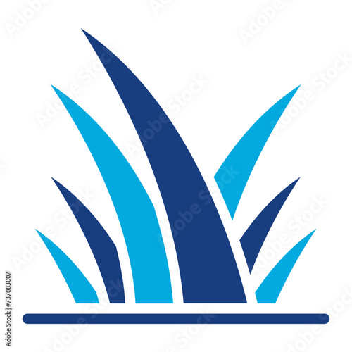 Grass icon vector image. Can be used for Agriculture.