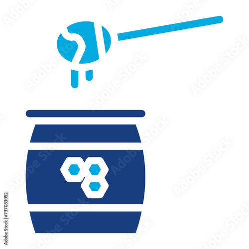 Honey icon vector image. Can be used for Agriculture.