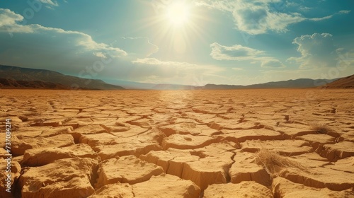 Vast Desert Landscape: Arid Beauty Captured