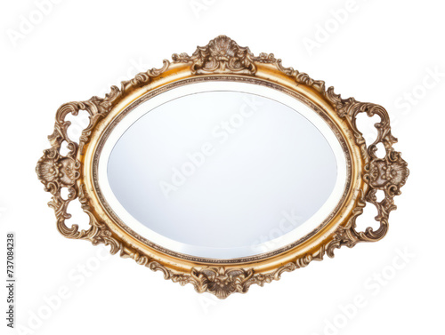 Mirror isolated on white background